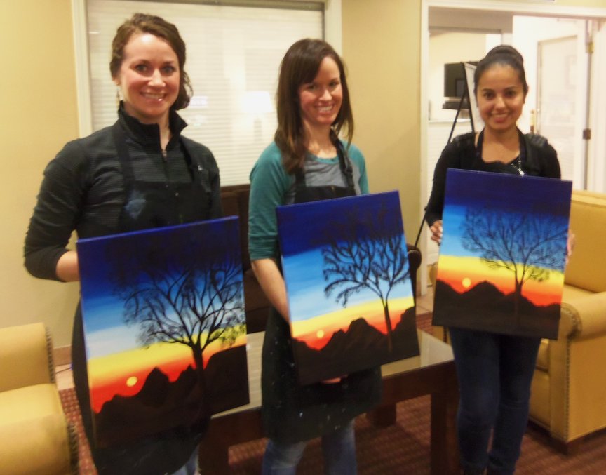 Two Hours of Creativity in Sedona with Paint Along For Fun