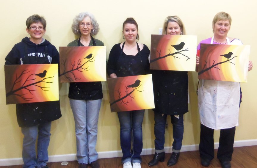 Girls' Night Out in Sedona for Paint Along