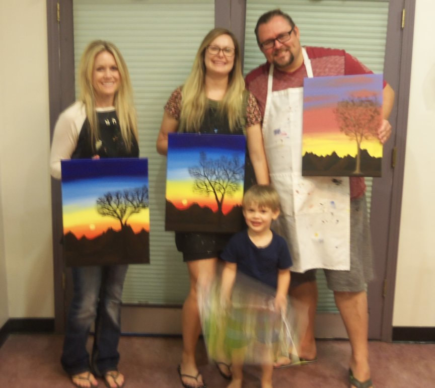 the joys of creativity with Paint Along For Fun in Sedona