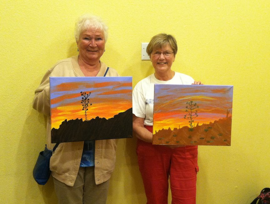 Paint Along For Fun in Sedona 