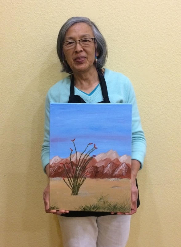 Painting the Sedona Desert and Mountains