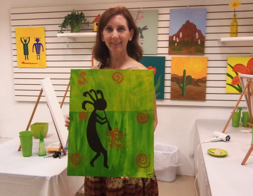 Picturecreative expression at Paint Along in Sedona