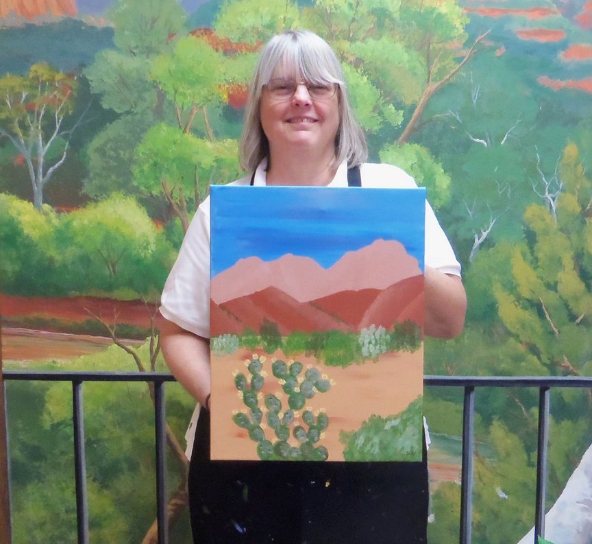 Painting a Sedona Landscape