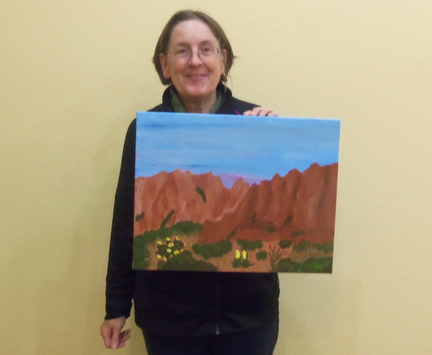 Painting a Sedona Landscape