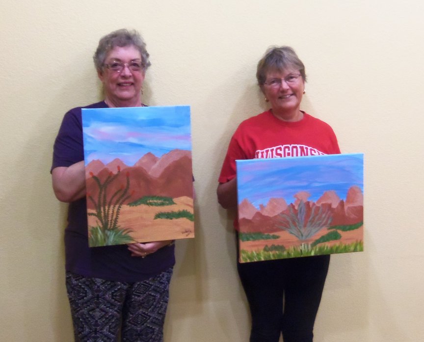 Painting Sedona Landscapes at Paint Along For Fun
