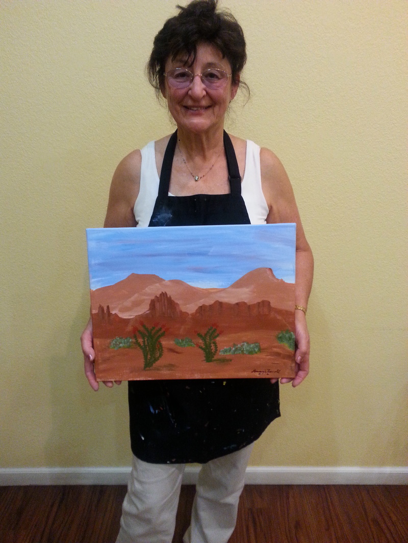 Painting for Fun on a Sedona Vacation