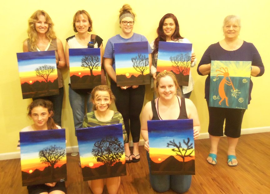 Paint Along For Fun in Sedona