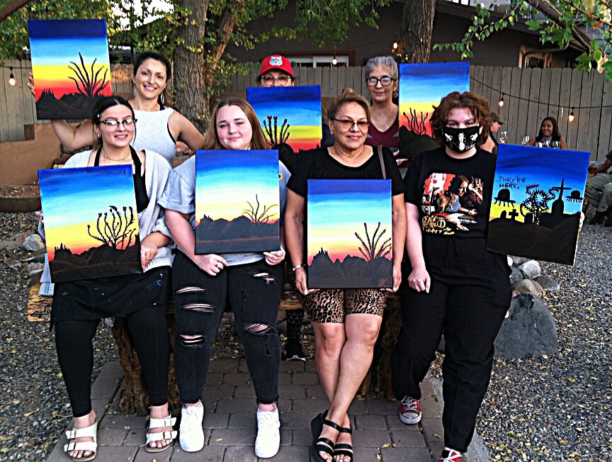 Paint Along For Fun at the Pine Shadows Clubhouse