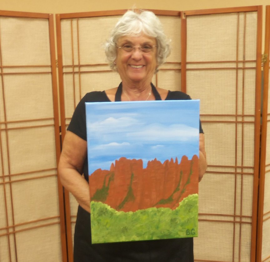 Painting the Red Rocks and Blue Skies of Sedona
