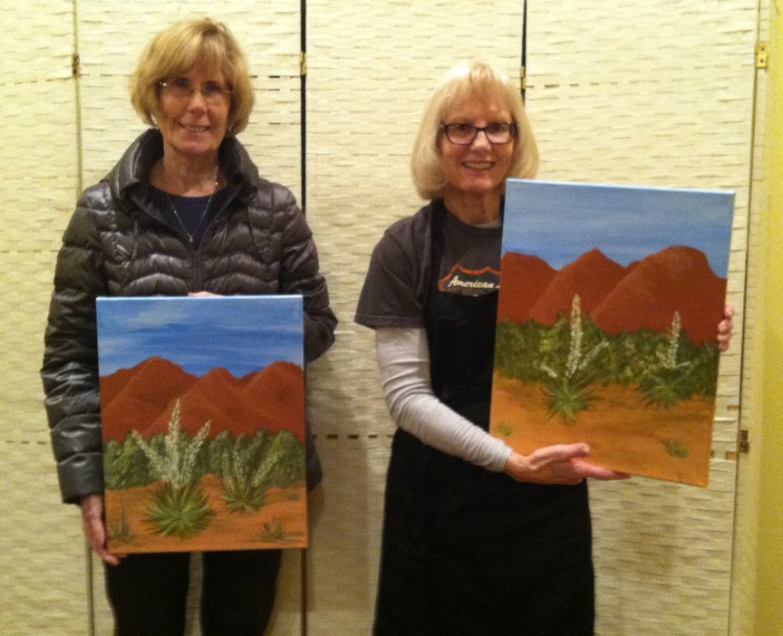 Creating an Arizona Landscape with Paint Along For Fun
