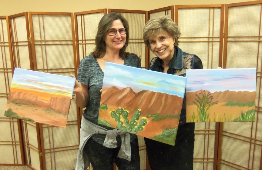 Social Painting Fun on a Family Vacation in Sedona