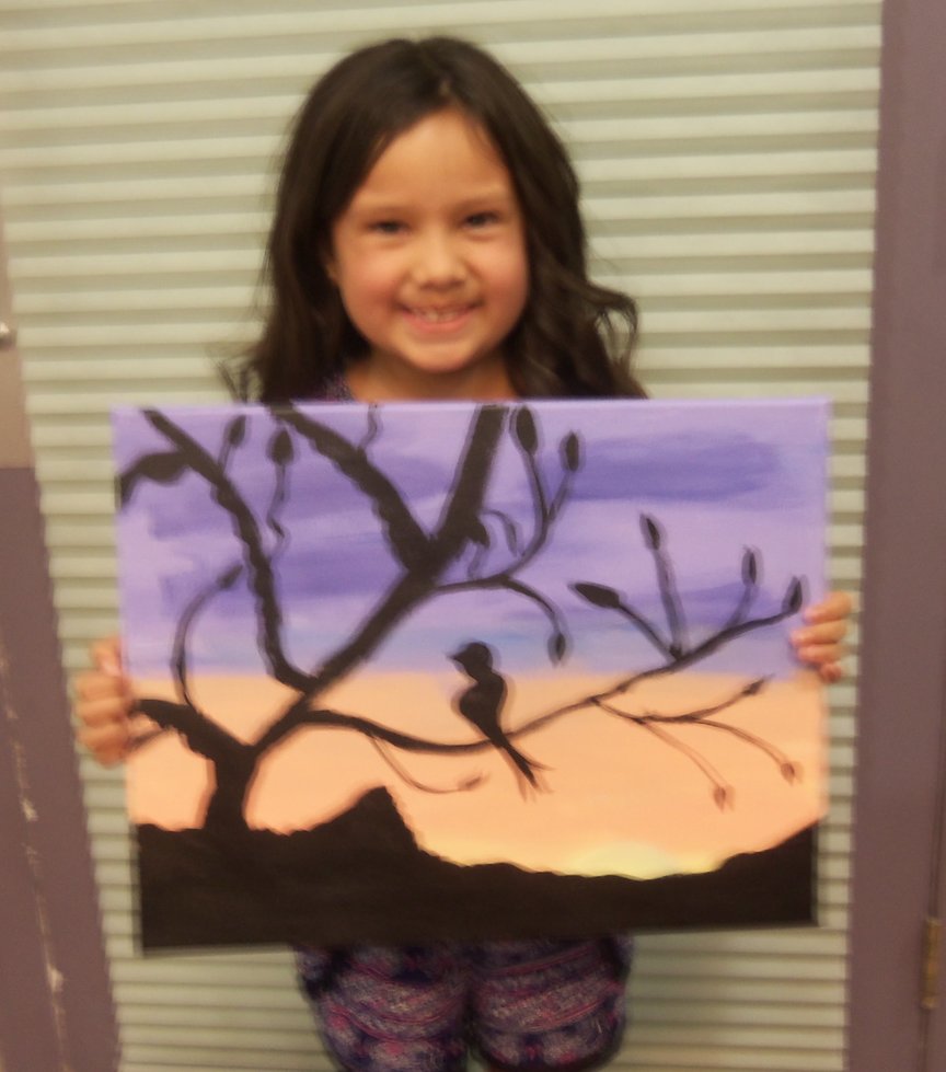 Young Artist Loves to Paint in Sedona